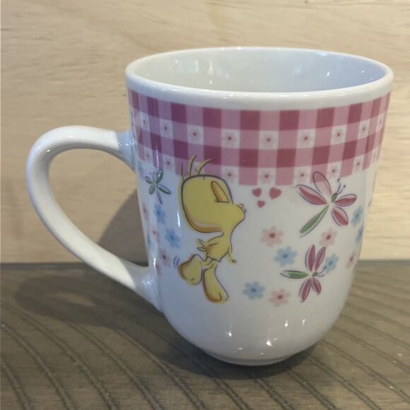 VTG Tweety Bird Mugs Bowls Looney Tunes Ceramic Coffee Cup Gibson Flower 90s Y2K - Picture 9 of 15